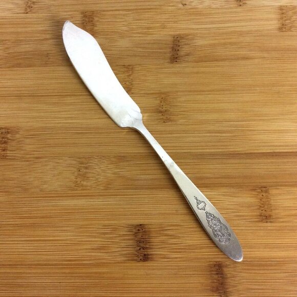 Oneida Community Bird Of Paradise Silverplate Master Butter Knife - Picture 1 of 4